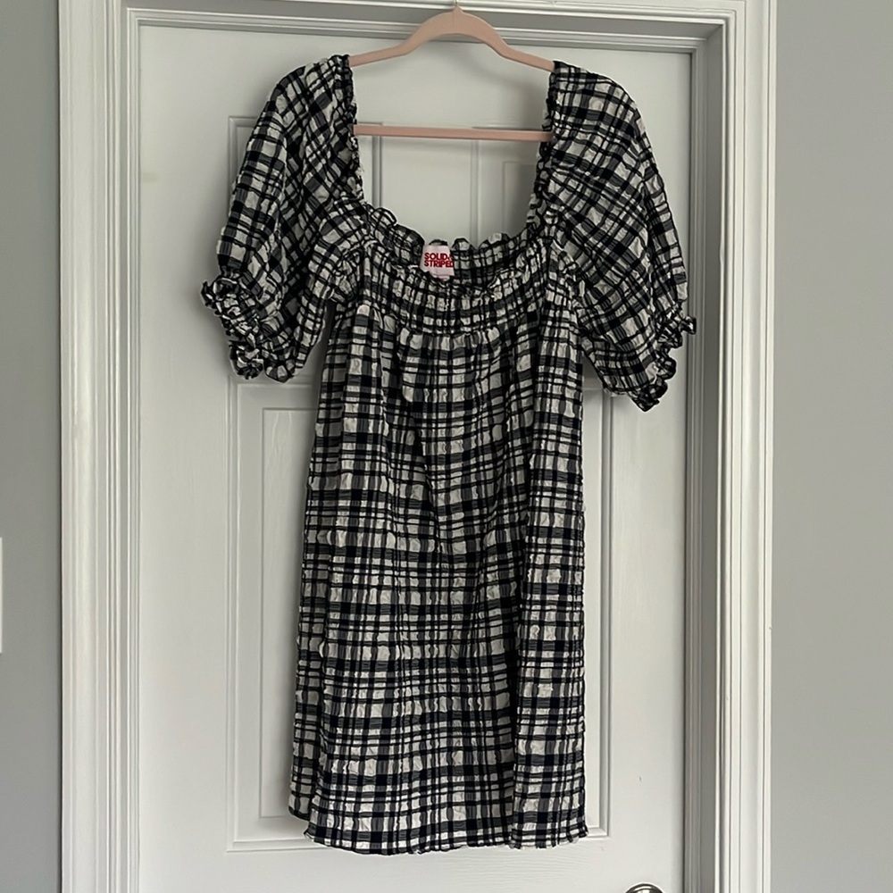 Solid & Striped Gingham Dress - image 3